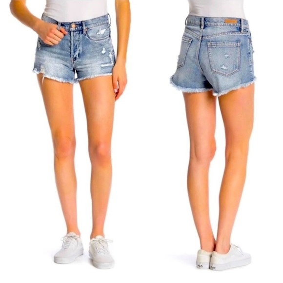 BLANK NYC Hollyweird Distressed Cutoff Summer Shorts - Picture 1 of 9